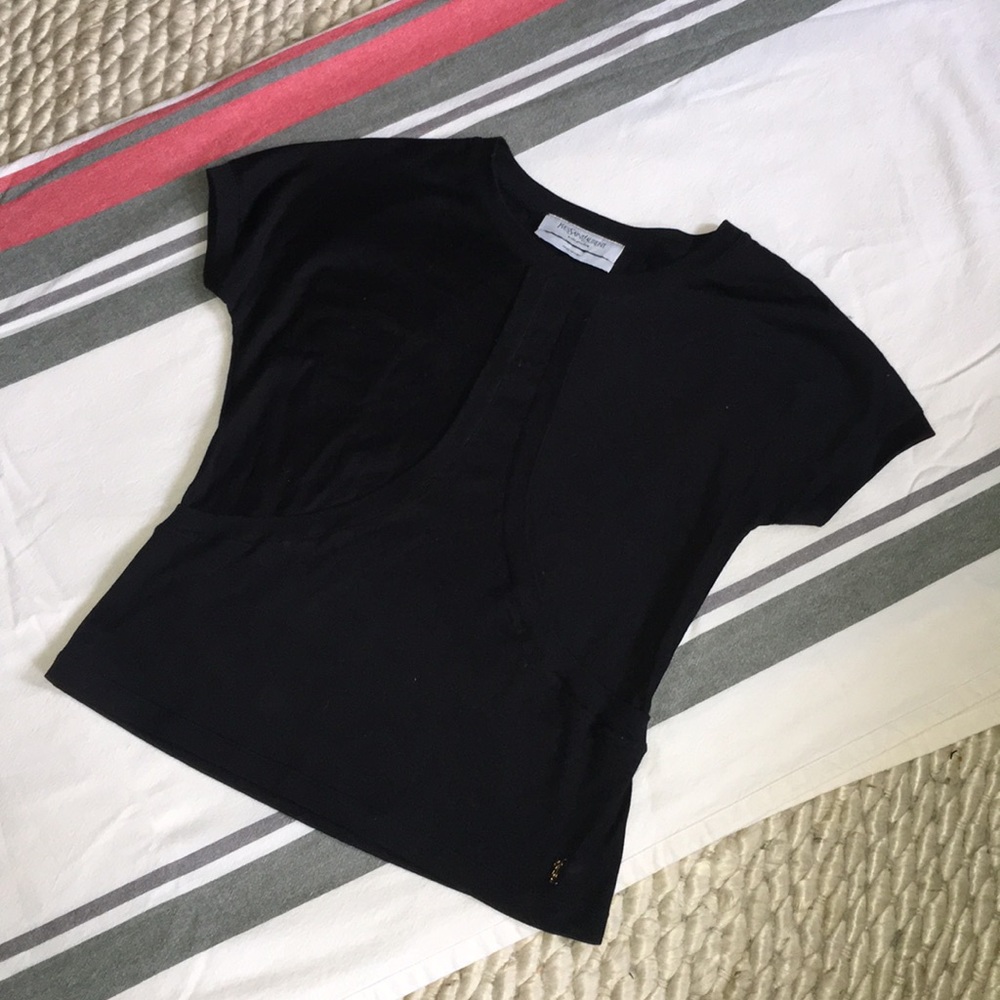 Yves St Laurent black T